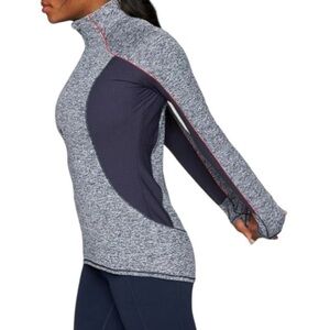 EUC‎ Athleta Colorblock 1/4 Zip Running Wild Track Jacket size large